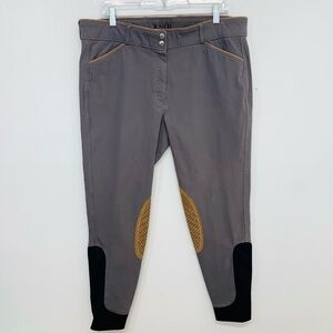 Dover Saddlery Breeches Woman 34  Pockets Knee Patches Stretch Equestrian Riding